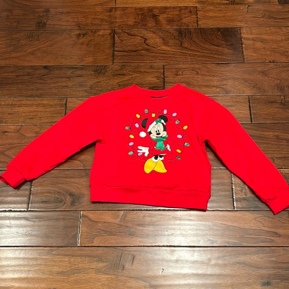 Disney Minnie Mouse Red Sweatshirt - Picture 1 of 4
